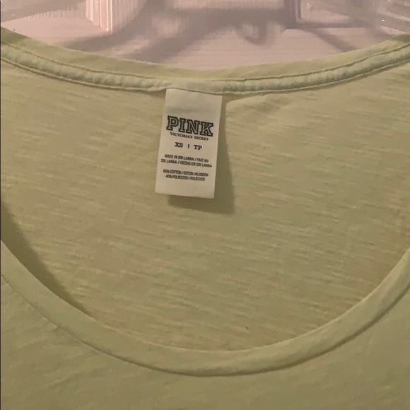 🌟SALE🌟 Victoria’s Secret Pink Yellow Top - Picture 3 of 4